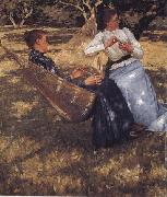Henry Herbert La Thangue In the Orchard oil on canvas